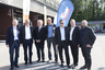 Erfreut über das Interesse: (v. l.): Quido Salzmann und Frank Widmann (illwerke vkw), Eckart Drössler und Wilhelm Schlader (Energieinstitut Vbg), illwerke-vkw-Vorst. Helmut Mennel, Umwelt-LR Erich Schwärzler und Christian Vögel (Land Vbg.) (c) illwerke vkw/Dietmar Mathis