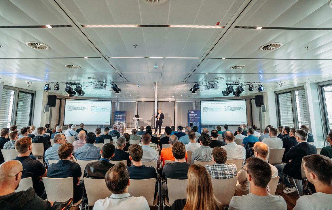 Mehr als 250 Teilnehmerinnen und Teilnehmer besuchten die Seminarreihe „Kompetenz in Luft & Wasser“ von Geberit & TROX.