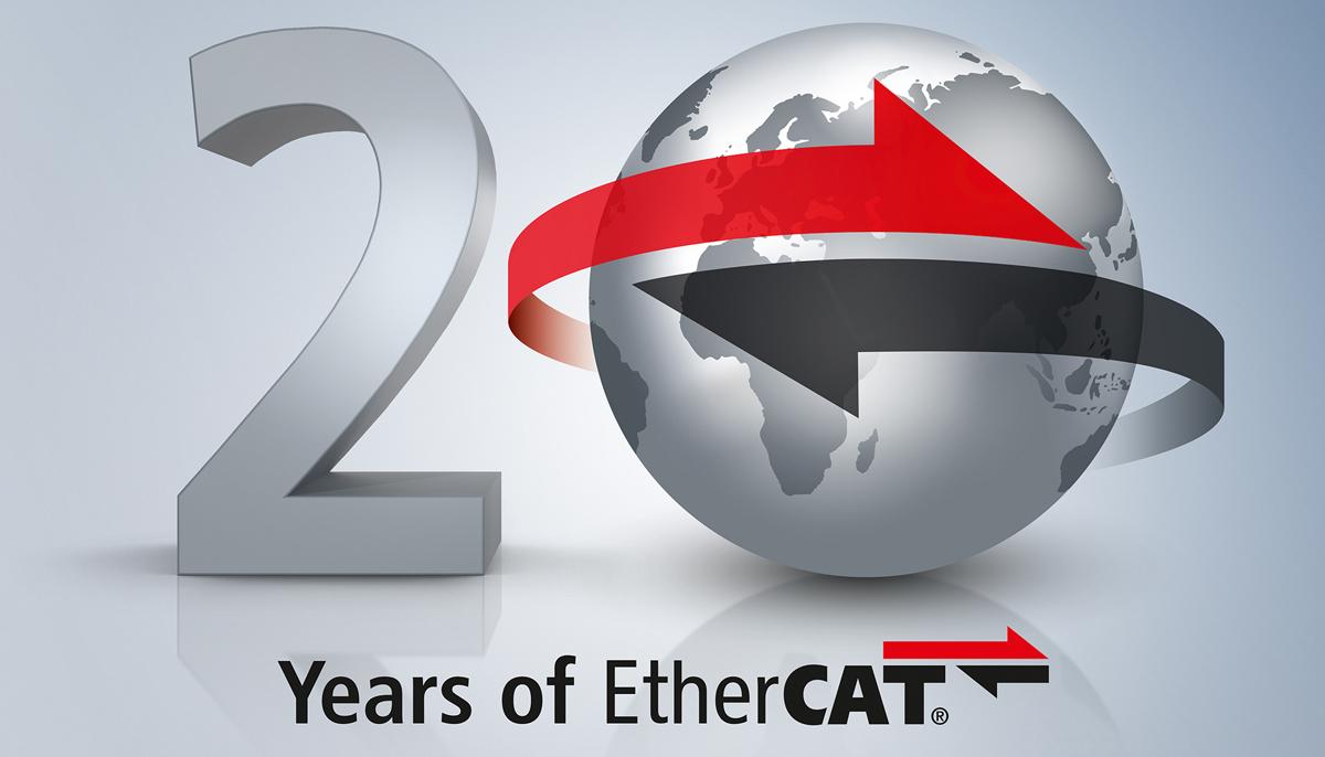 Das ultraschnelle, von Beckhoff entwickelte EtherCAT wird bereits seit 20 Jahren erfolgreich eingesetzt und hat sich längst als offener, weltweiter Standard für die Echtzeit-Ethernet-Kommunikation etabliert.