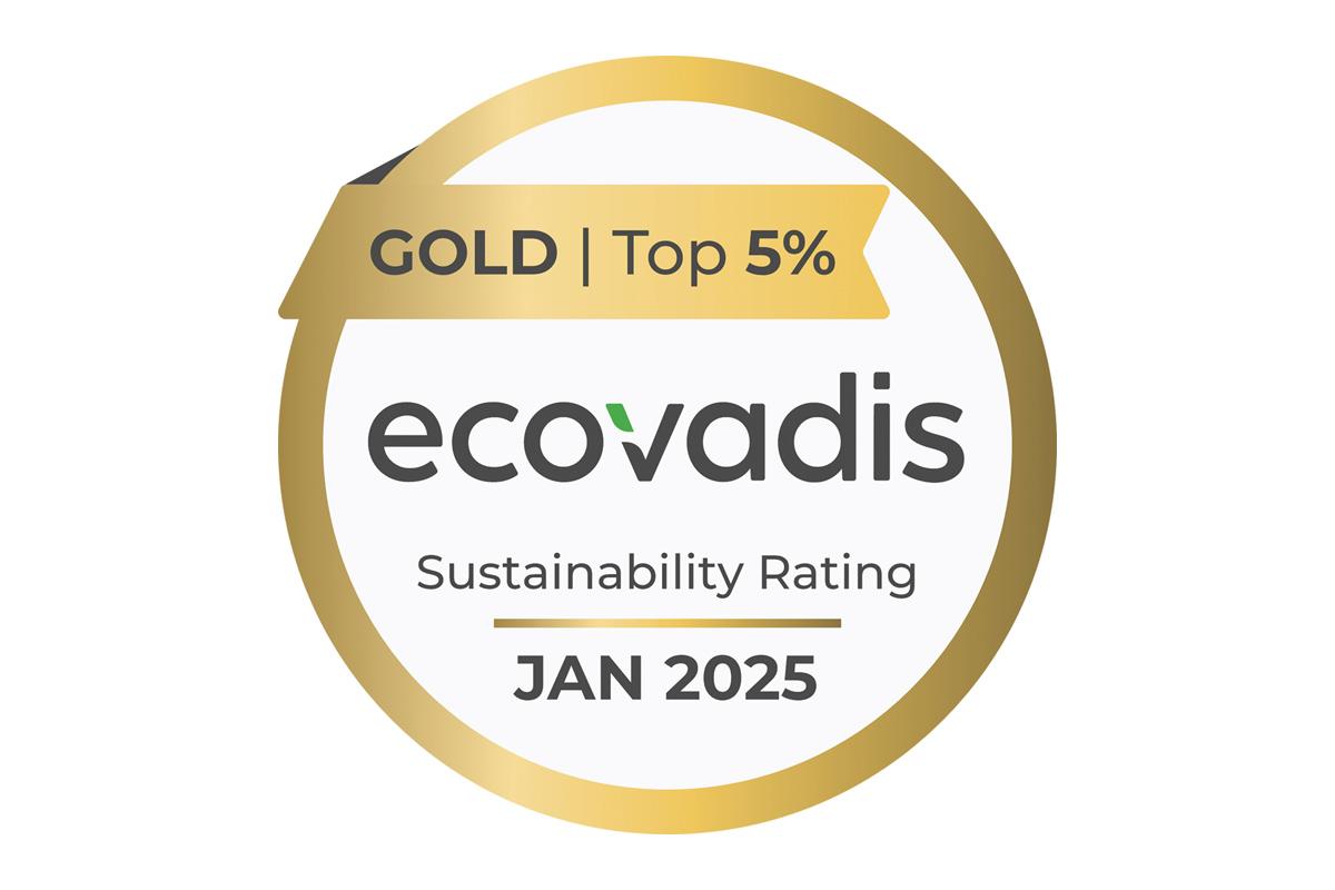 Mit der Gold-Medaille platziert sich Geberit unter den Top-5-Prozent aller von EcoVadis gelisteten Unternehmen.