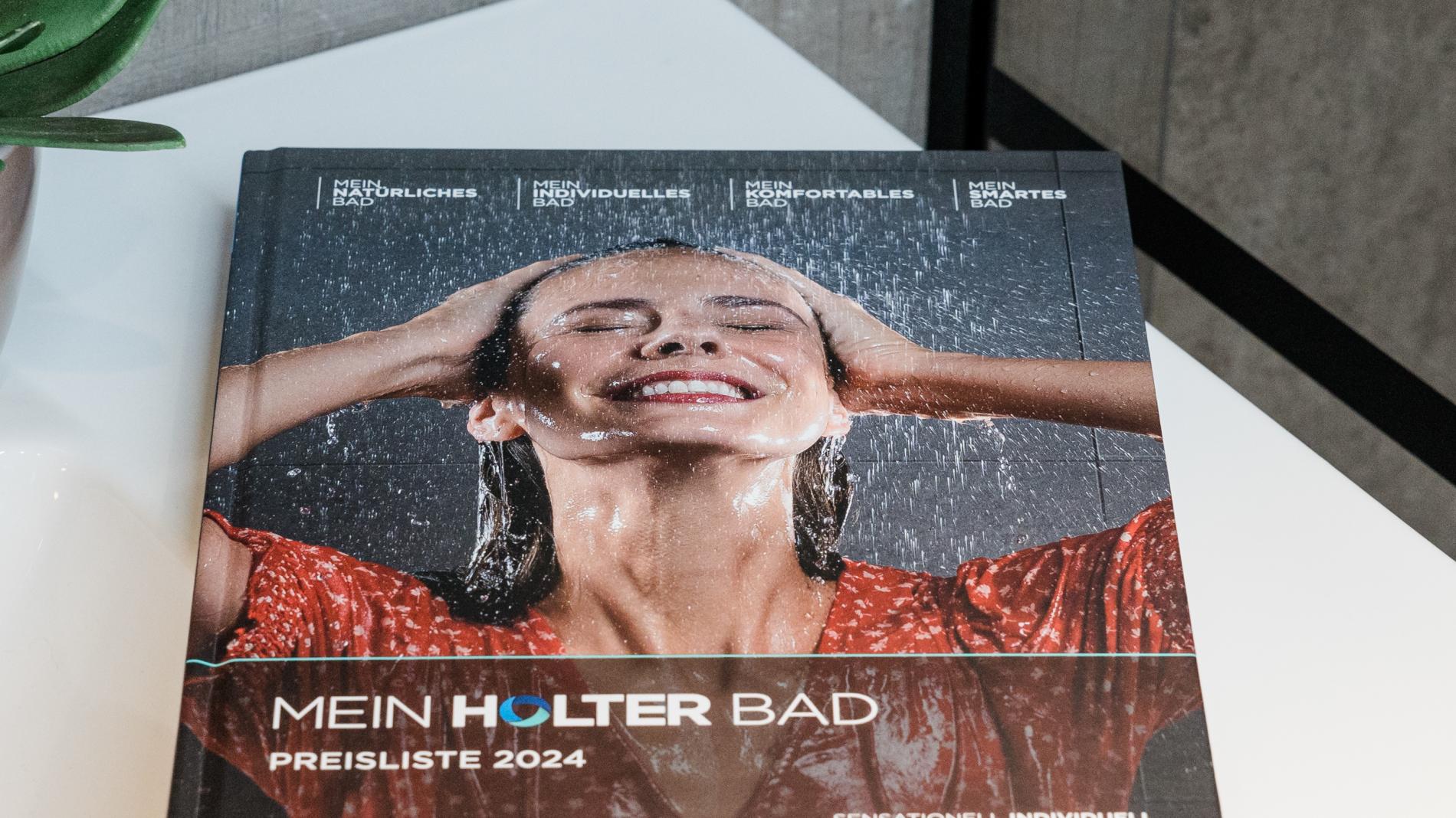 Die neue Mein HOLTER Bad Preisliste und der neue Mein HOLTER Bad Katalog bieten dem Fachhandwerk große Produktvielfalt und Neuheiten rund um Bad und Sanitär.