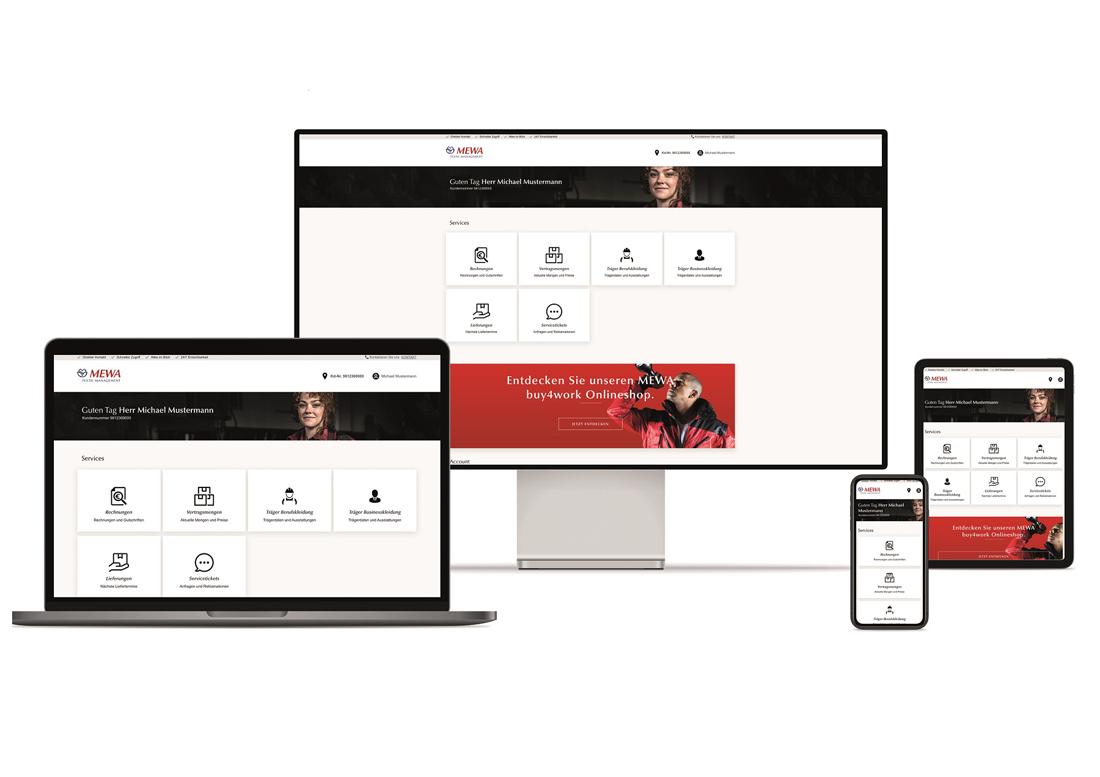 Digitalisierungsoffensive bei MEWA: Das neue Kundenportal „my.mewa.at“ bringt praktisches Service und maximale Transparenz.