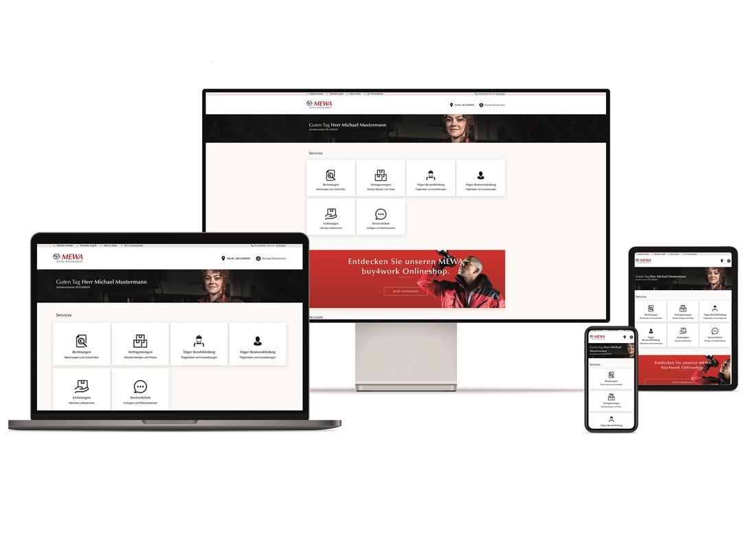 Digitalisierungsoffensive bei MEWA: Das neue Kundenportal „my.mewa.at“ bringt praktisches Service und maximale Transparenz. 