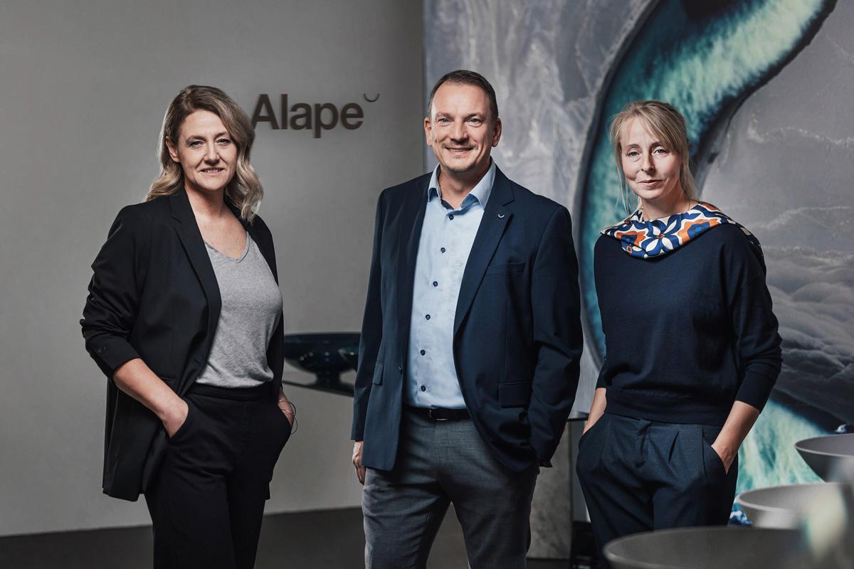 Die neue Geschäftsleitung von Alape (v.l.n.r.): Andrea Jürgens, Michael Gatzke und Dr. Julia Rami lenkt die Geschicke des Unternehmens von Goslar aus. 