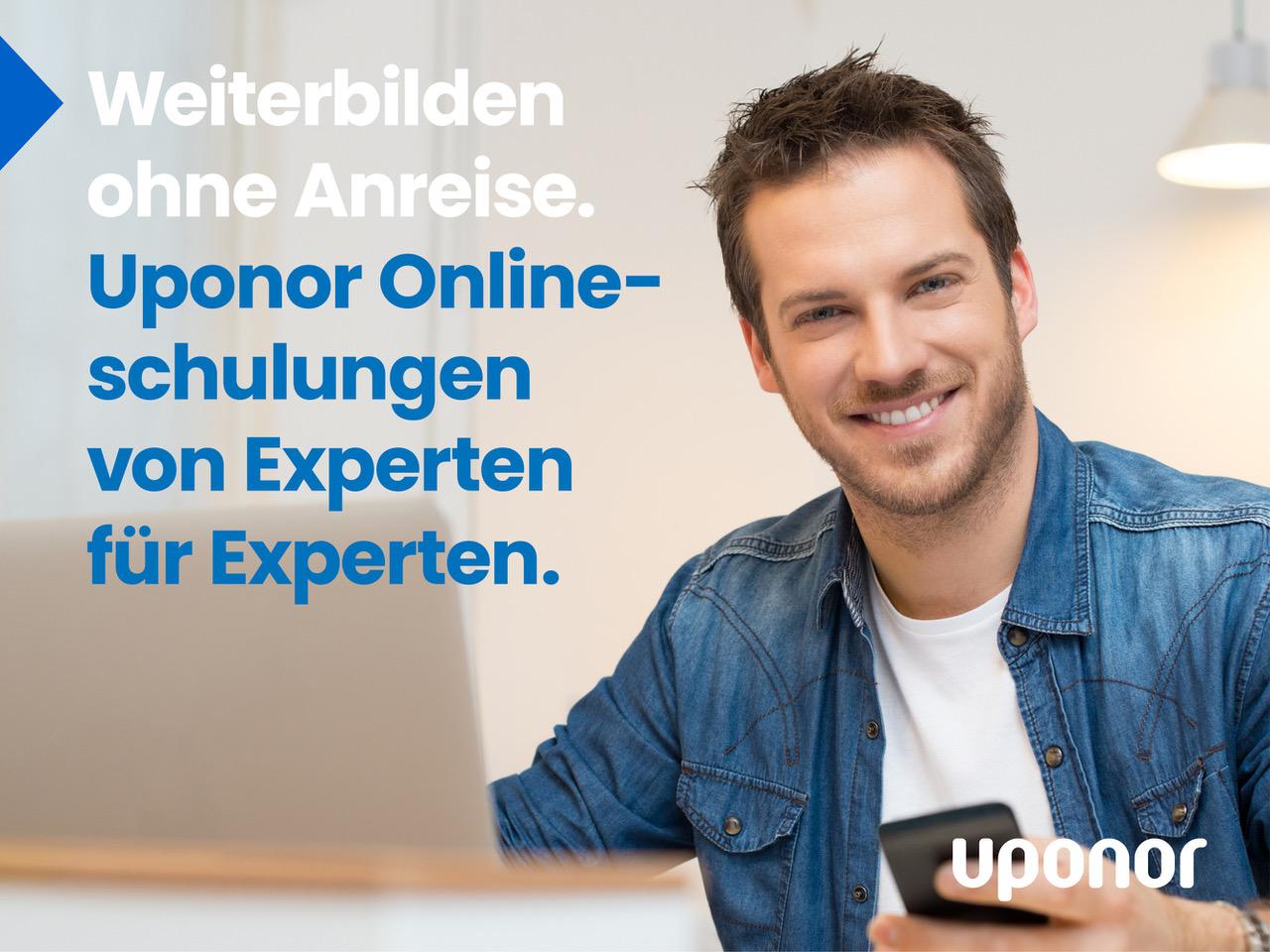 Uponor Onlineschulungen für Fachhandwerker zeichnen sich aus durch hohen Praxisbezug.