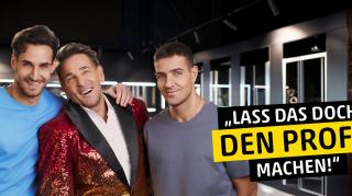 Bekannte Gesichter der Kampagne: Schauspieler Mark Keller mit seinen Söhnen Aaron und Joshua Keller machen auf die Leistungen der Installationsprofis aufmerksam 