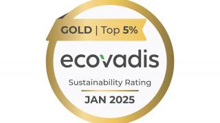 Mit der Gold-Medaille platziert sich Geberit unter den Top-5-Prozent aller von EcoVadis gelisteten Unternehmen.