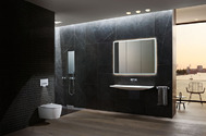 Geberit ONE – Red Dot Award 2019: Das innovative Badkonzept verbindet umfassendes technisches Know-how hinter der Wand mit herausragender Designkompetenz vor der Wand.