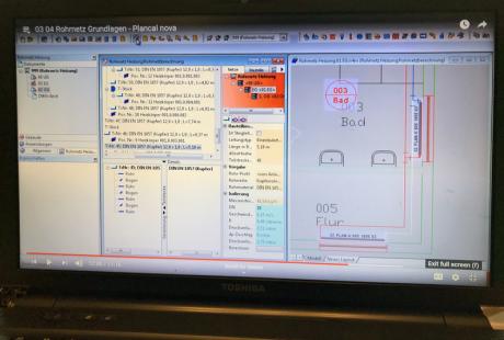 Sanha stellt die Daten der Rohrleitungssysteme für die Software Plancal Nova bereit.