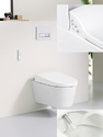 Dusch-WC auf den zweiten Blick: Bei geschlossenem Deckel sieht man Geberit AquaClean Sela die integrierte Technik nicht an.