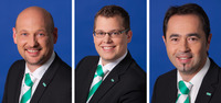 Michael Drexler, Johannes Ebner und Wolfgang Jantscher (v.l.n.r.