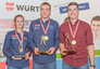 v.l.n.r.: Theresa Larcher, Florian Bliem und Simon Reiter (c) Bundesinnung SHL