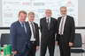 Die BVF-Führungsriege (v.l.n.r.): Ulrich Stahl, Michael Muerköster, Joachim Plate und Heinz Eckard Beele. (c) Bundesverband Flächenheizungen u