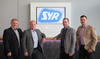 Geschäftsführer Martin Leitner (2.v.l) mit seinem Team Alois Magg, Michael Biela und Oliver Brandner (v.l.n.r) bilden die neue SYR Austria GmbH. (c) SYR Hans Sasserath GmbH & Co. KG
