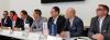 v.l.n.r: Ing. Michael Scheil(Windhager), Alexander Casanova(Vaillant), Anton Schantl (Hoval), Markus Zeilinger (Hargassner), Mag. Robert Grellet (Bösch), Michael Haas (Bosch), DI Friedrich Heigl (Viessmann) (c) VÖK