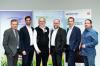 (v.l.): Robert Pichler (TBH Ingenieur GmbH), Michael Bäck (FWB Architekten ZT GmbH), Umweltexperte Wolfgang Pekny, Andreas Zottler (Vogel & Noot), Johannes Huber-Grabenwarter (ODÖRFER Haustechnik KG (c) energytalk/GEOPHO