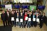 Die erfolgreichen Absolventen der 64 Unterrichtseinheiten umfassenden Solarwärmeausbildung flankiert von den Ehrengästen Umweltlandesrat Ing. Manfred Wegscheider (1.v.links), Landesinnungsmeister Ing. Peter Wagner (2.v.links), Dipl.-Ing.in Simone Skalicki (c) Foto: Quelle WIFI Steiermark